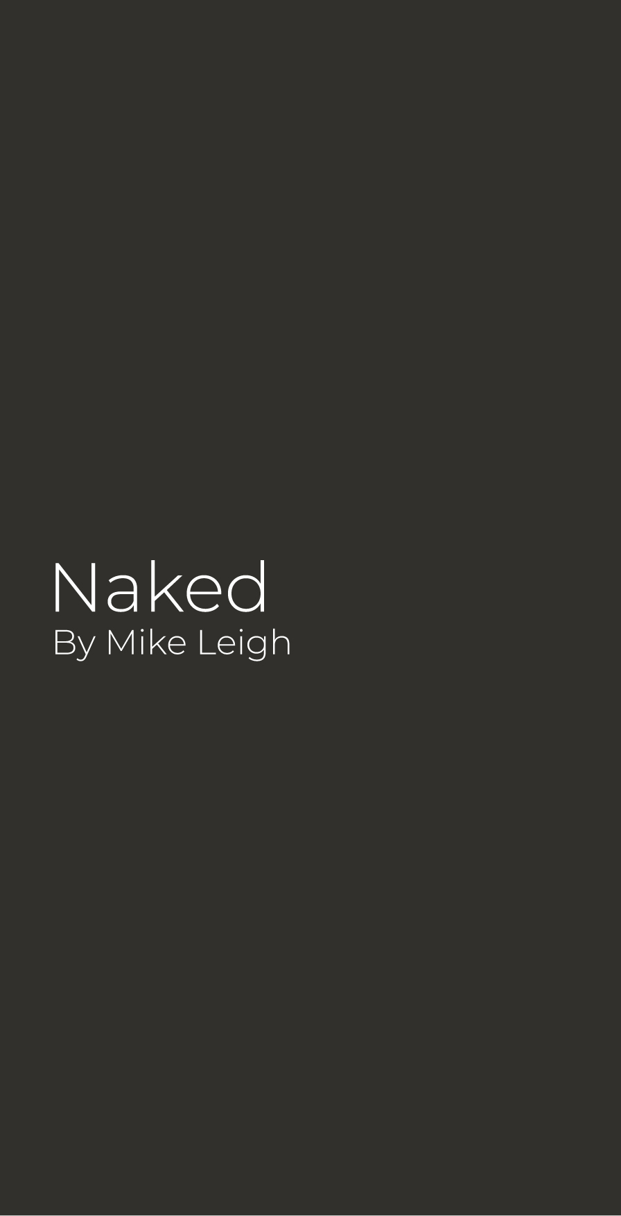 Naked Experimental Film Poster پوستر تجربی فیلم Naked